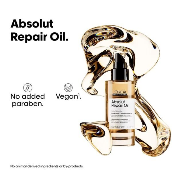 L'Oreal Professionnel Absolut Repair 10-in-1 Multi-Benefit Hair Serum For Dry And Damaged Hair