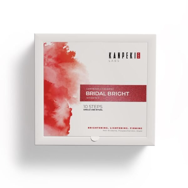 Kanpeki Labs Pro 10 Step Bridal Luminous Facial Kit | Even Tone, Dark Spot Care & Tan Removal | Collagen Support with Vitamin C, Algae & Antioxidants | Pre-Bridal Glow Ritual | Suitable for All Skin Types