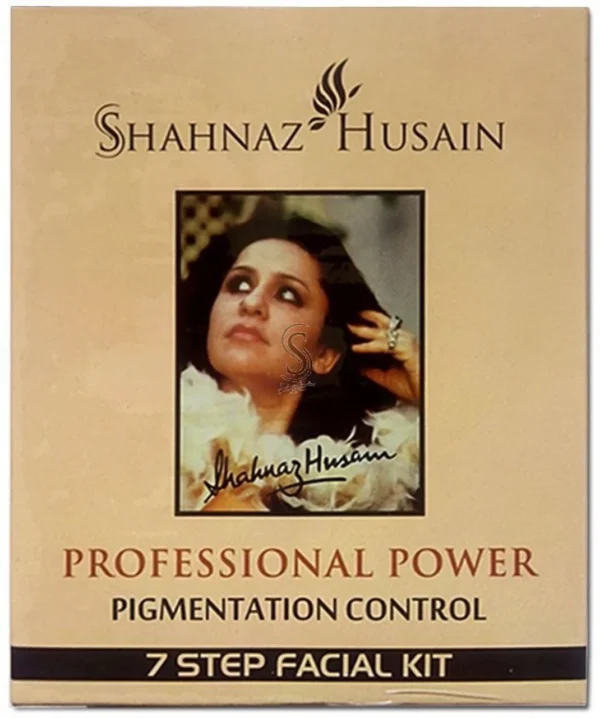 Shahnaz Husain Professional Power 7 Step Facial Kit for Glowing Skin, Anti-Aging & Deep Cleansing, 48g  Complete Salon-Style Home Facial Kit