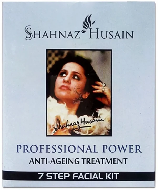 Shahnaz Husain Professional Power Anti-Ageing Treatment | 7 Step Facial Kit | (48g+15ml)