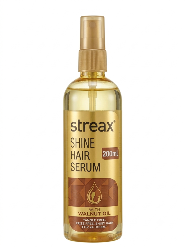 Streax Hair Serum With Walnut Oil For Dry & Frizzy Hair, For Women & Men (200ml)