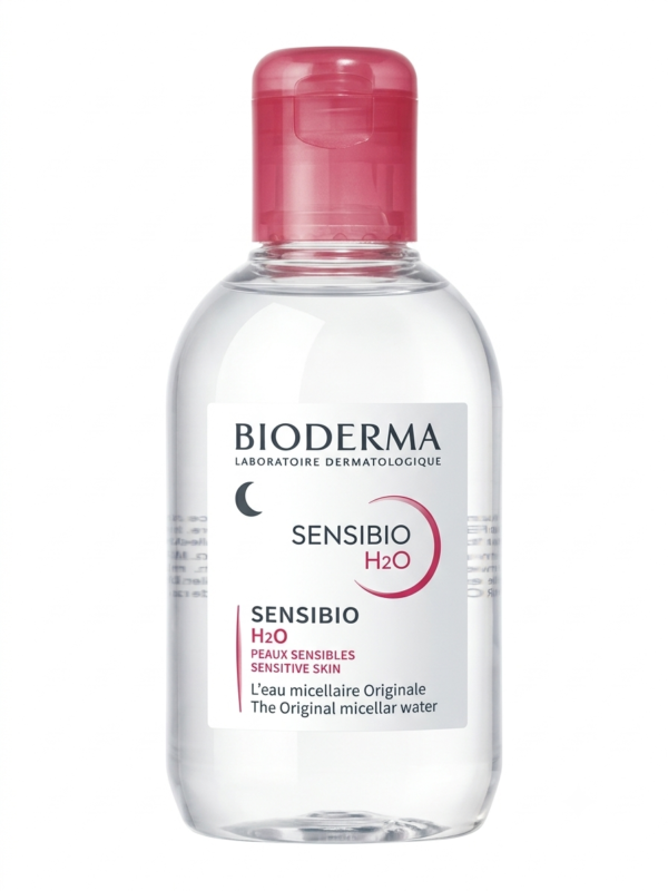 Bioderma Dermatological Micellar Water Sensibio H2O - Gently Removes Makeup Prevents Clogged Pores (100ml)