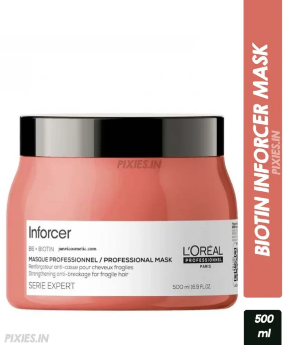 Loreal Professionnel Inforcer Mask for Reduced Hair Breakage With Biotin & Vitamin B6 (500ml)
