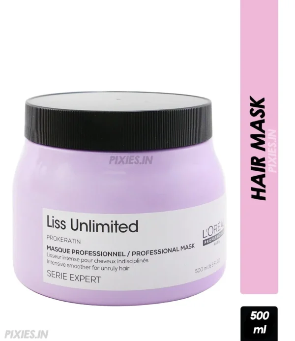 Loreal Professionnel Liss Unlimited Hair Mask For Frizz Control (500gm)