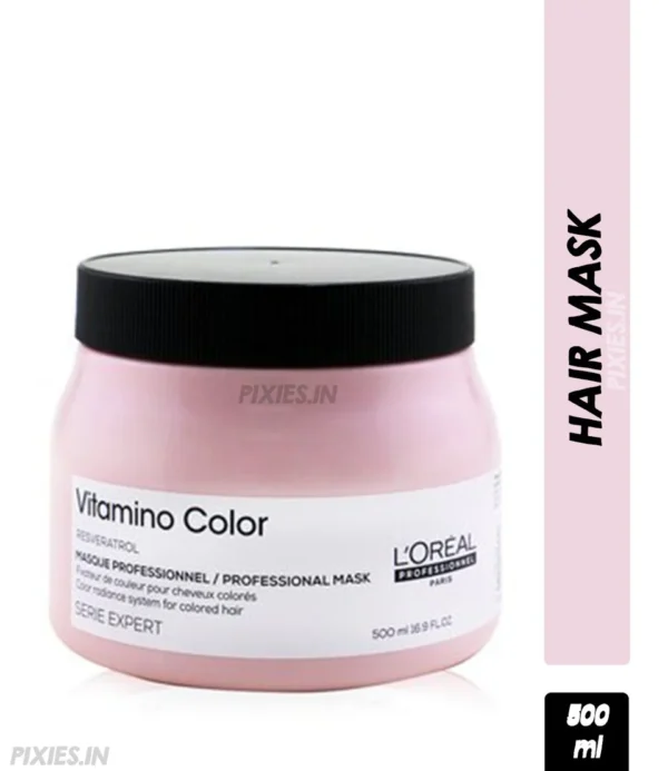 Loreal Professionnel Vitamino Color Mask for for Color Protection & Shine With Resveratrol (500ml)