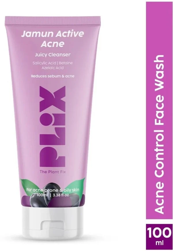 The Plant Fix Plix 0.5% w/w Salicylic Acid Jamun Face Wash Cleanser