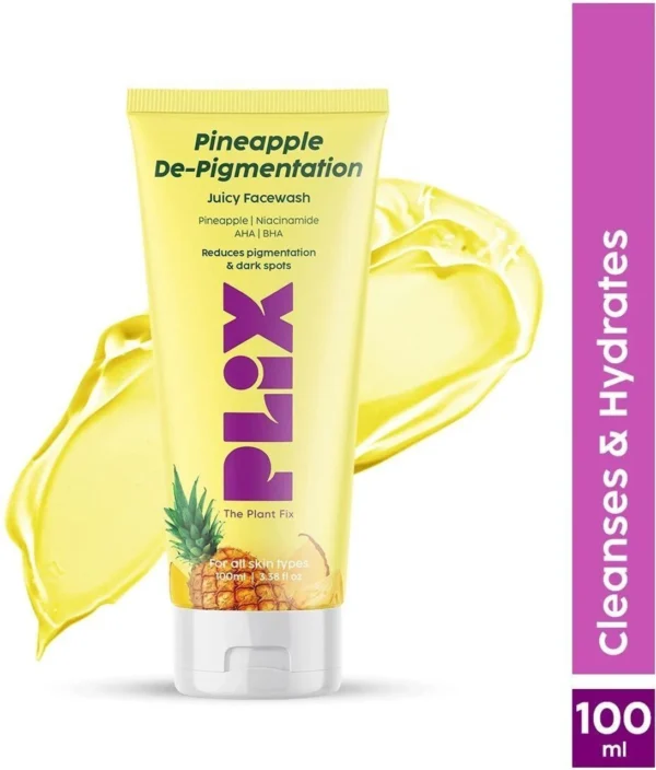 The Plant Fix Plix 5% Pineapple Foaming Facewash For Depigmentation100ml